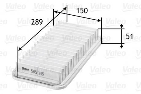 Фильтр воздушный Valeo 585185