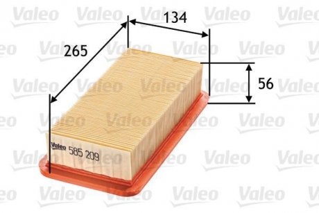 Фільтр повітря Valeo 585209