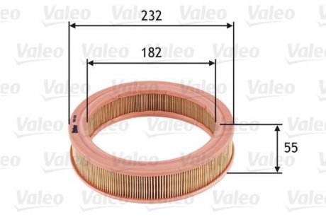 Фильтр воздушный Valeo 585632 (фото 1)