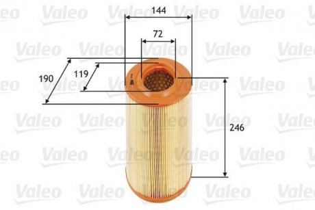 Фільтр повітряний Valeo 585669