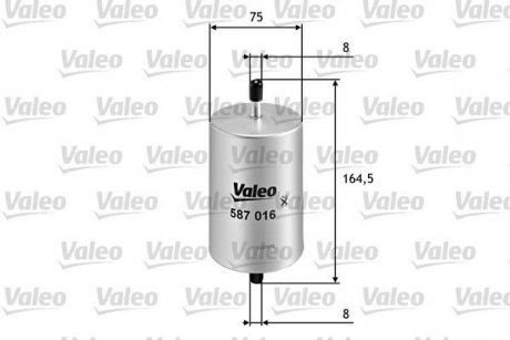 Фільтр палива Valeo 587016