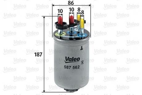 Фільтр палива Valeo 587562