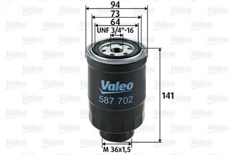 Фільтр палива Valeo 587702