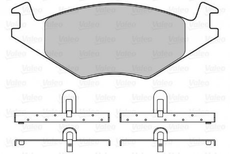 Тормозные колодки Valeo 598127