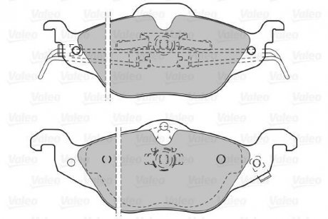 Тормозные колодки Valeo 598322