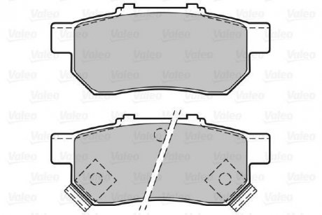 Тормозные колодки Valeo 598437