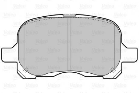 Гальмівні(тормозні) колодки Valeo 598579