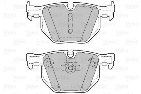 Тормозные колодки, дисковый тормоз (набор) Valeo 598754 (фото 1)