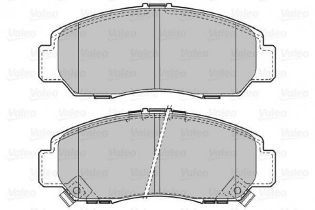 Тормозные колодки, дисковый тормоз (набор) Valeo 598887 (фото 1)