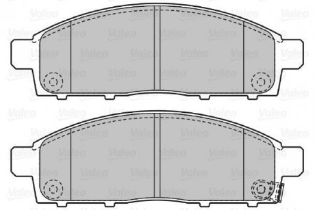 Тормозные колодки, дисковый тормоз (набор) Valeo 598893 (фото 1)