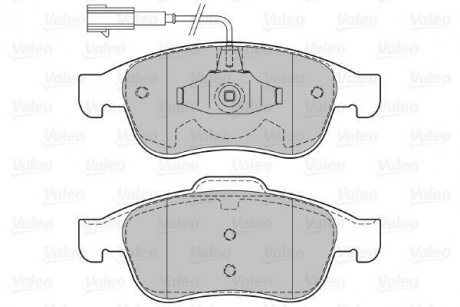 Тормозные колодки, дисковый тормоз (набор) Valeo 601068