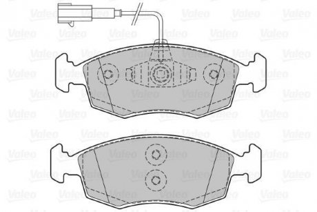 Тормозные колодки.) Valeo 601298