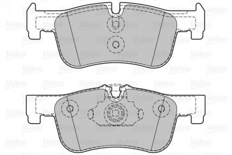 Дискові гальмівні колодки Valeo 601318