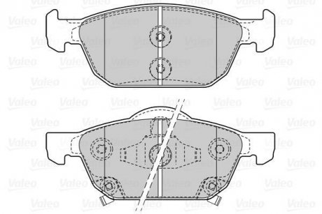 Тормозные колодки дисковые Valeo 601508 (фото 1)