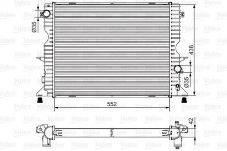 Радиатор Valeo 701545