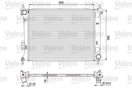 Радіатор Valeo 701729 (фото 1)