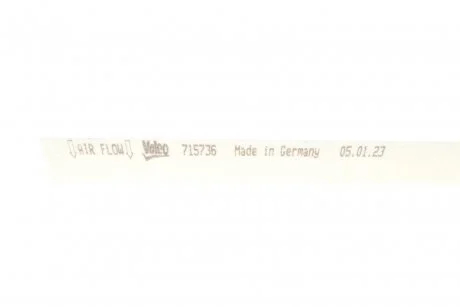 Фото фильтр салона Valeo 715736 Фильтр салона Valeo 715736