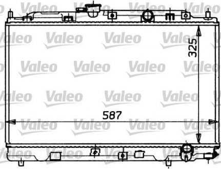 Радіатор, охолодження двигуна Valeo 730413