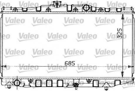 Радіатор, охолодження двигуна Valeo 730473