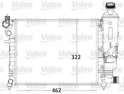 Радиатор, охлаждение двигателя Valeo 731498 (фото 1)