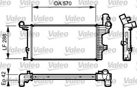 Радиатор Valeo 732303