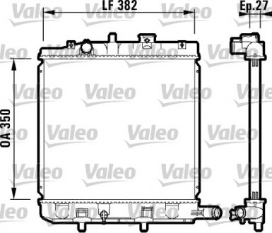 Радиатор Valeo 732726