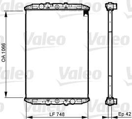 Радиатор Valeo 733509