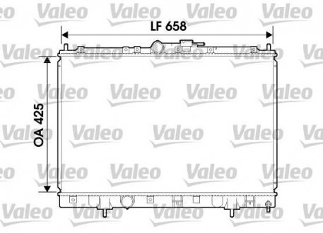 Радиатор Valeo 734198