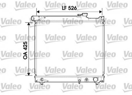 Радиатор Valeo 734214 (фото 1)