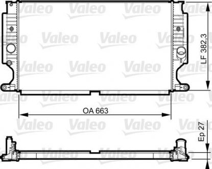 Радиатор Valeo 735188