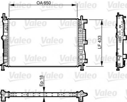 Теплообменник Valeo 735555