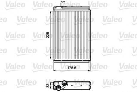 Радиатор отопителя Valeo 811507