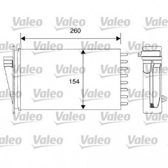 Радіатор обігрівача Valeo 812194