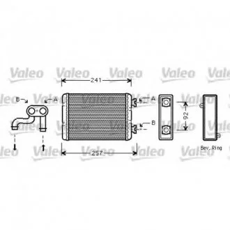 Радиатор отопителя Valeo 812360