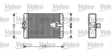 Радиатор отопителя Valeo 812366