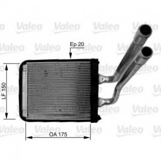 Радіатор обігрівача Valeo 812436