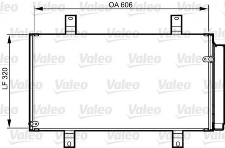 Радіатор кондиціонера Valeo 814215 (фото 1)