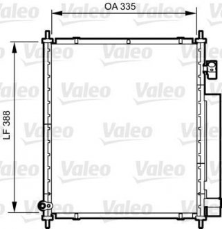 Радіатор кондиціонера Valeo 814241 (фото 1)