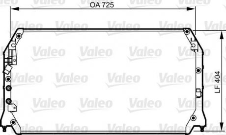 Радиатор кондиционера Valeo 814283