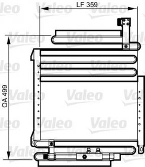 Радіатор кондиціонера Valeo 814288