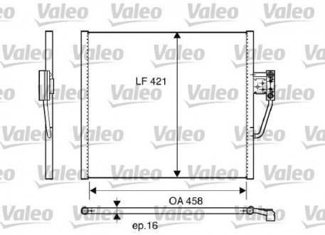 Радиатор кондиционера Valeo 817248 (фото 1)