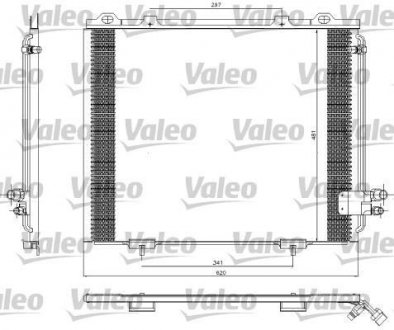 Радіатор кондиціонера Valeo 817252