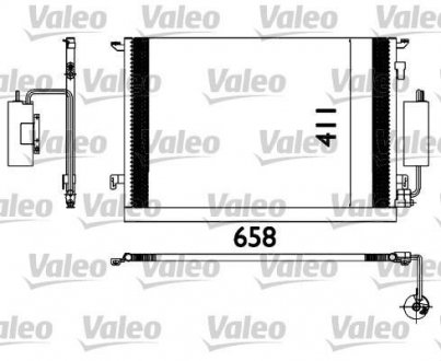 Радіатор кондиціонера Valeo 817648