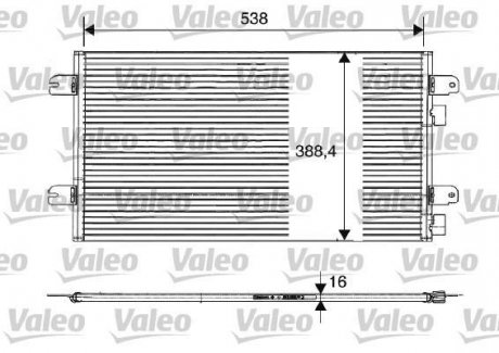 Конденсер Valeo 817701