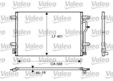 Конденсер Valeo 817741