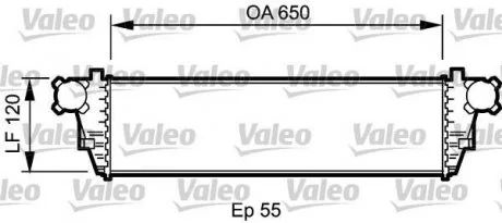 Фото інтеркулер Valeo 817760 Інтеркулер Valeo 817760