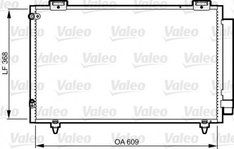 Радиатор кондиционера Valeo 817805 (фото 1)