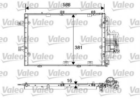 Радіатор кондиціонера Valeo 817843 (фото 1)