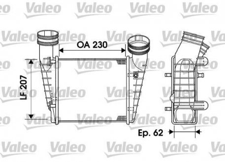 Інтеркулер Valeo 817938