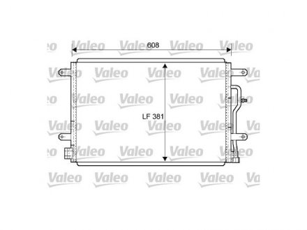 Радиатор кондиционера Valeo 818190